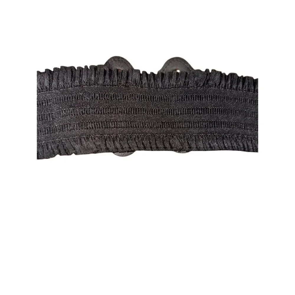 - Chicos Zoey rhinestone Embellished Black Belt size Medium